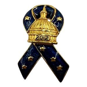 Ann Hand 2012 100TH Anniversary Congressional First Ladies Ribbon Brooch